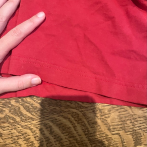 Cropped Nike red vintage crop top perfect for a workout set - Picture 4 of 6